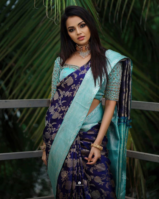 Lichi Jacquard Work Fancy Saree Collection