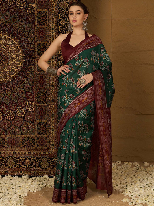 Green Silk Saree